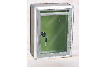 First Aid Box Suggesion/Donation Box 368 Aluminum Plastic With Lock 11x8.5x4 Inch